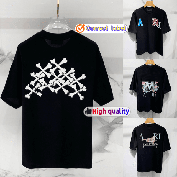 Designer t shirts Mens t shirt designer Shirts Fashion black cotton tshirt With Letters Casual Summer Short Sleeve Man Tee Woman Clothing