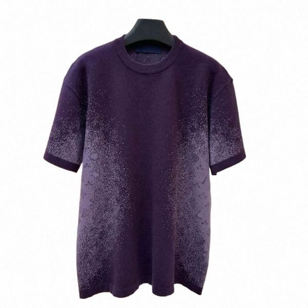 high quality designer men's T-shirt, polo shirt, men's T-shirt, knitted short sleeved shirt, classic floral fashion trend shirt M82U#