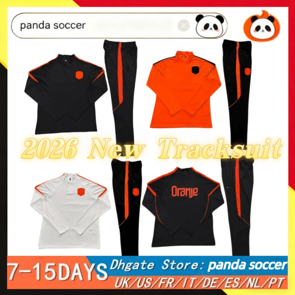 26 27 new Netherlands long short tracksuit long training suit 26 27 soccer Jersey kit uniform adult sweatshirt Sweater sets men kids nederland elftal 2026