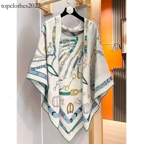 Jumping Horse High end Silk and Cashmere Women's Double sided Same Color Versatile Shawl Veet 140 Large Square Scarf for Warmth
