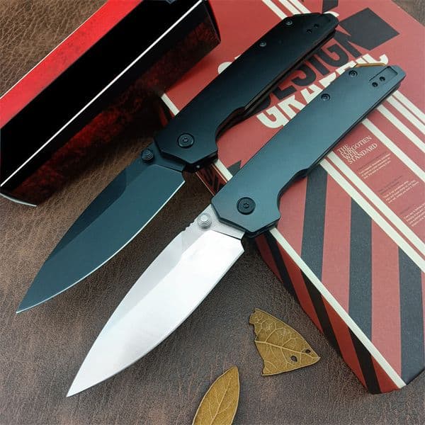 KS 2038 Aluminum Folding Knife with knives D2 Steel Blade A Lightweight and Durable Fishing Knife for Outdoor Emergencies