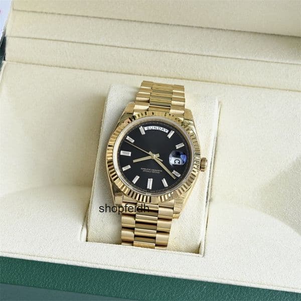 Top quality day date watch super clone watches 3255 mechanical movement mens watch designer watch sapphire glass 904L steel 40mm 36mm with box 8B1S