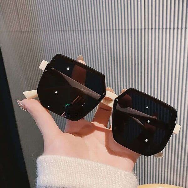 New Polygonal Light Luxury Style , High-End Sunglasses For Women, Trendy Street Photography Sunshade Glasses Wholesale Chunjinqiuli