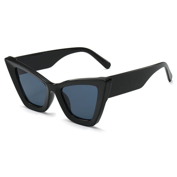 ZDLL Vintage Modern Runway Glasses Women Trendy Personality Big Frame Sunglasses Foreign Trade Fashion Cat Eye Sun Glasses