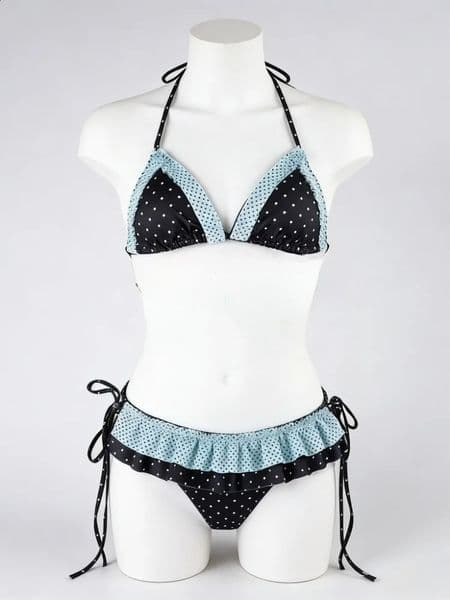 High Waist 2-Piece Split Bikini Set for Women 2026 - Print Trendy Swimwear Chic Beach Vacation Summer Party Fashion 260424