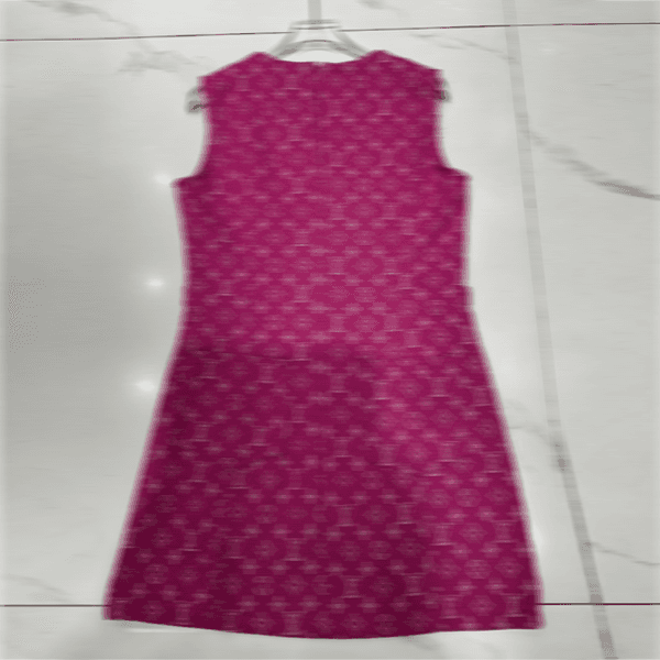 Luxury Designer Monogram Denim Sleeveless Mini Dress With Gold Buttons Women Casual Summer