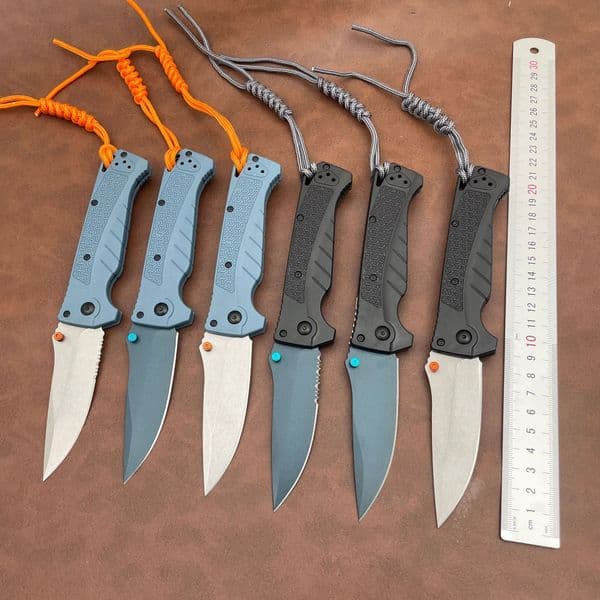 New BM 18060 Knife Nylon Fiber G10 Handle Camping Multi purpose Portable Pocket Survival Tactical Fruit Knives EDC Multitools