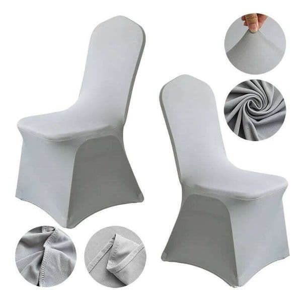 Outdoor Wedding Banquet Elastic Birthday Party Decoration Solid Color All Inclusive Cover Dining Chair 26W0427