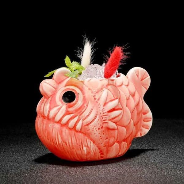 Luxury Designer Decor 660Ml Hawaii Mugs Cocktail Cup Beer Beverage Wine Mug Ceramic room Tiki Decoration For Home 6 10