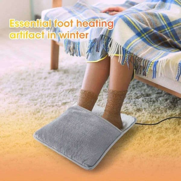 Winter USB Charging Electric Heating Pad Universal Soft Plush Washable Warmer Heater Household Foot Warming Mat
