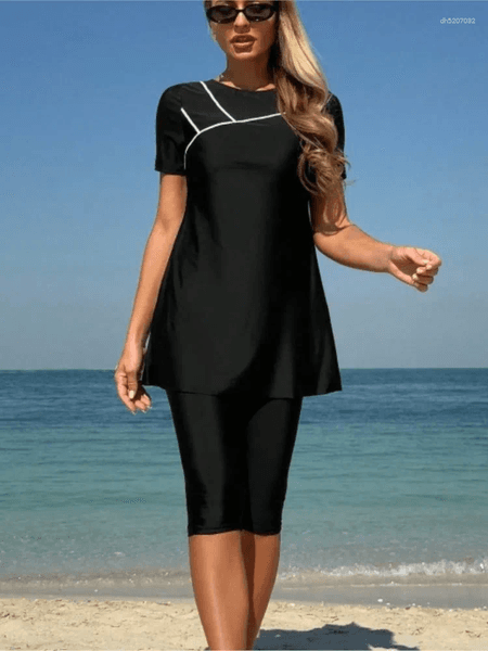 Cover Ups Sexy Swimsuit Women Summer Bathing Suit Bikini Set Short Sleeve Swimwear Beach Swimming For Female