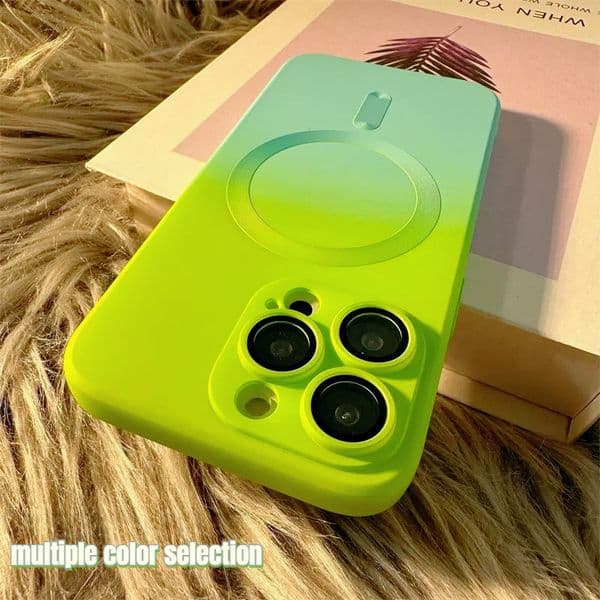 Applicable for iPhone17 two-color magnetic charging mobile phone case wholesale Apple 16 lens film liquid protective case magnetic attraction