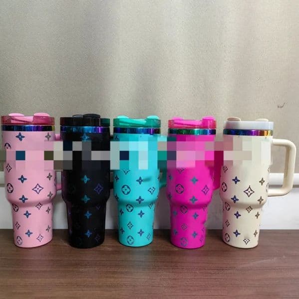 Luxury Designer Decor New room Magic Color Plating 40Oz Stainless Steel In-Car Thermos Quatily Decoration For Home 6 14