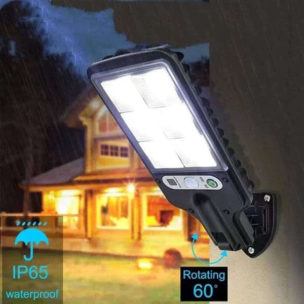 Solar outdoor LED wall light body waterproof sensor is suitable for garden terrace garage courtyard and street lighting