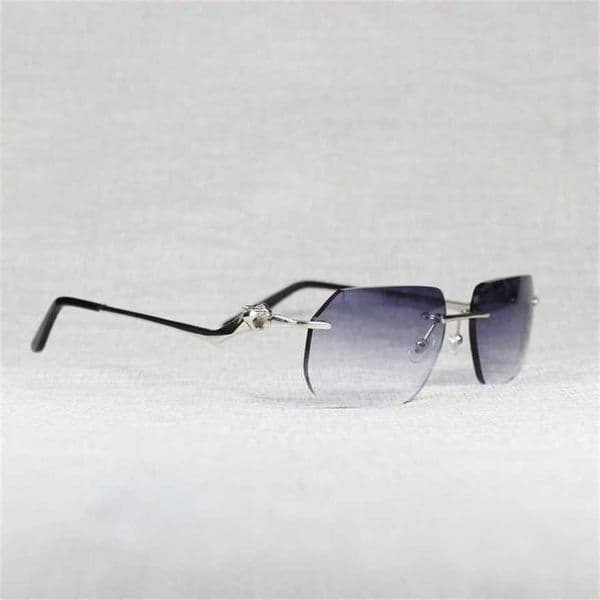 Sunglasses Luxury Designer Sunglasses Oversize Rimless Men Leopard Style Lens Shape Women Shade Clear Galsses Frame Reading Gafas for