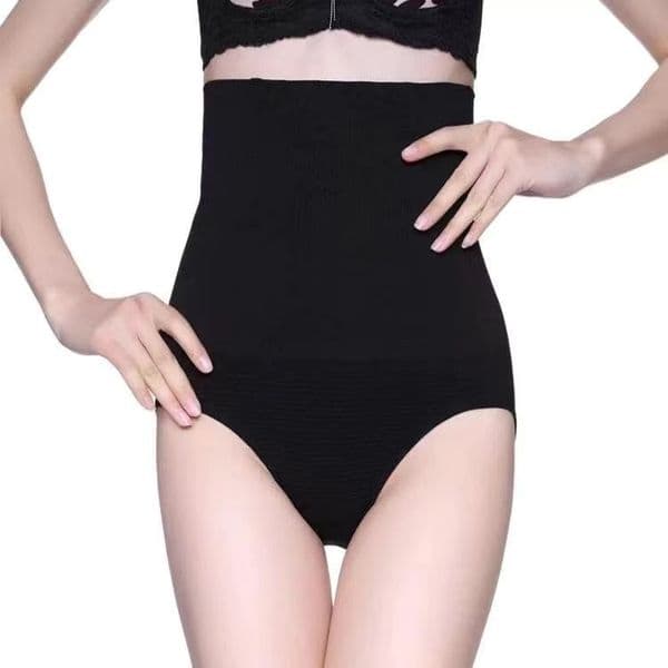 Free shipping High-waisted waist-training leggings for women slimming body-shaping pants with tummy control and butt lift Ergonomic black