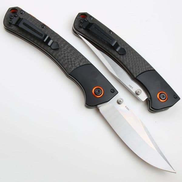 New Crooked River BM15080 Carbon Fiber/G10 Handle Mark S30V Blade Outdoor Camping Survival EDC Pocket Folding Tool Knife