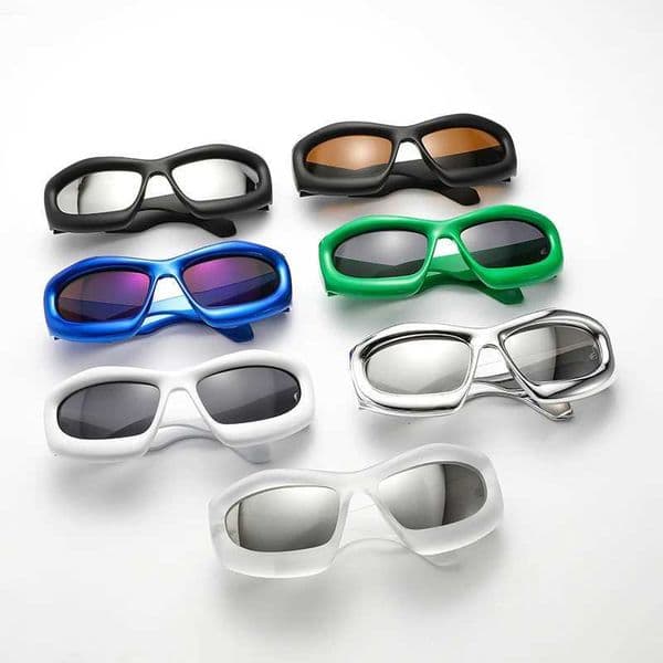 New Y2K Sunglasses Female Instagram Steam Punk Fashion Sunglasses Male Super Cool Styling Hip Hop Sun Glasses S260427