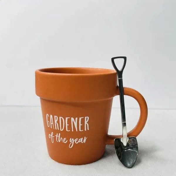 Luxury Designer Decor Gardener Gift Funny Plant Pot With Shovel Spoon Cool Coffee Mugs Men Women Mug For Gardeners Birthday room Gifts Decor 6 1