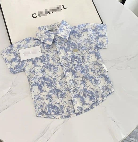 Baby Clothes Turn-Down Collar T-shirt Summer Kids Short Sleeve T-shirt Gentleman Style Children Cotton Casual Tops Tees Shirts