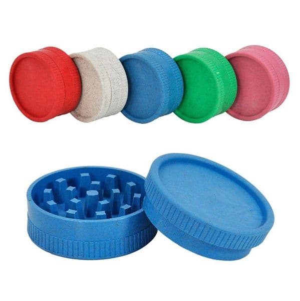 Smoking pipes New 40mm Degradable Plastic Smoke Grinder 2-Layer Plastic Grinder Degradable Grinder