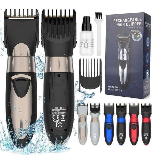 RESUXI Men's Adjustable Blade Oil Head Electric Clipper Salon Household Professional Hair Trimmer for Barber