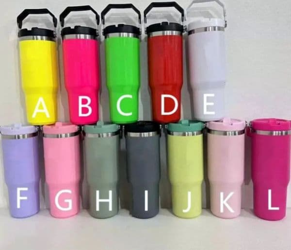 Luxury Designer Decor US STOCK 30Oz Bottles Heat Preservation Stainless Steel Tumblers room Outdoor Large Capacity Cups Reusable Leakproof F 6 13