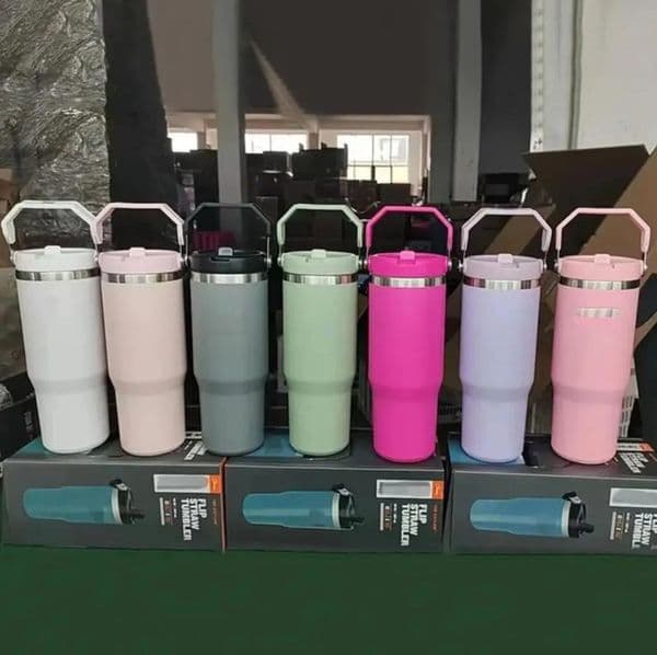 Luxury room Designer Decor Bottles 30Oz 20Oz Cups Heat Preservation Stainless Steel Outdoor Large Capacity Tumblers Reusable Leakproof Flip 6 13