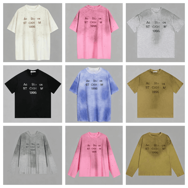 Luxury Ancestudios Unisex Graphic Tee High Quality Cotton Short Sleeve T-Shirt Summer Streetwear Casual T Shirts For Men Women Fashion Loose Basic Sweatshirt