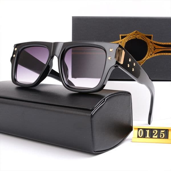 Designer Sunglasses Unisex Sunglass Trendy Plain Glasses Classic Element Fashion Eyeglasses Decorative Full Frame UV400 Man Woman Top Quality