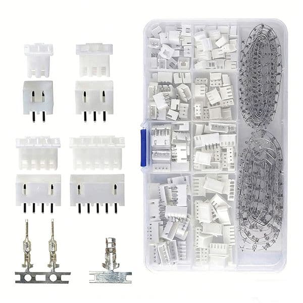 JST-XH 2.54mm Connector Kit 2-5Pin Pin Header & Terminal Set 560Pcs Electronic Components