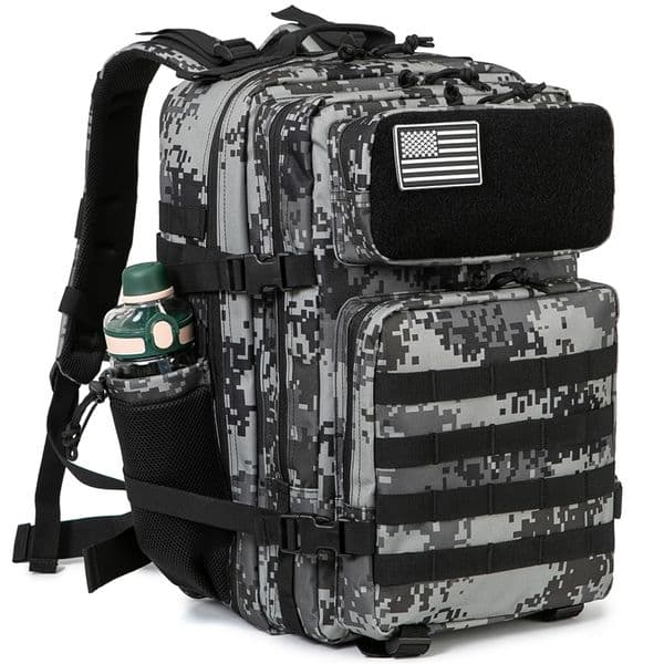 45L Molle Tactical Backpack Bag Hunting MOLLE GYM For Men EDC Outdoor Hiking Survival Rucksack Witch Bottle Holder y260424