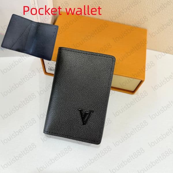 luxury wallet for man designer credit card purse business card holder id holders classic Golf Monogram wallets Multiple colors to choose from originalbox