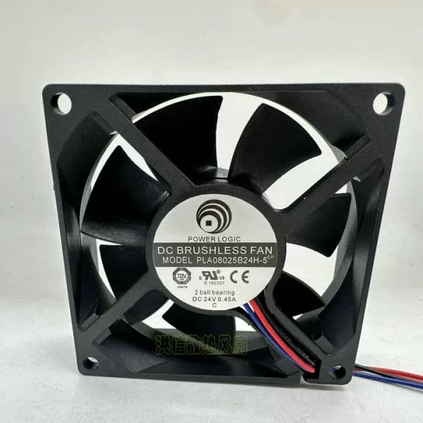 Free shipping original PLA08025B24H-5 DC24V 0.45A 8025 80 * 25MM inverter fan