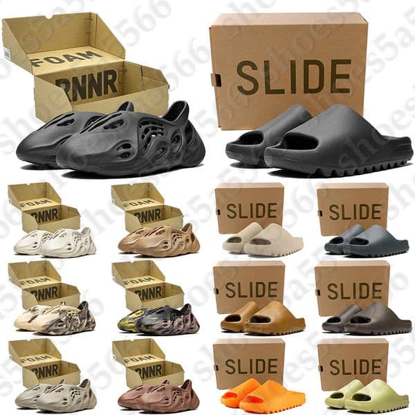 Free Shipping With Box Designer sandals foam slides runners runner clogs heels slippers sliders shoes for mens d h gate womens sandal sandles mules sandale fashion