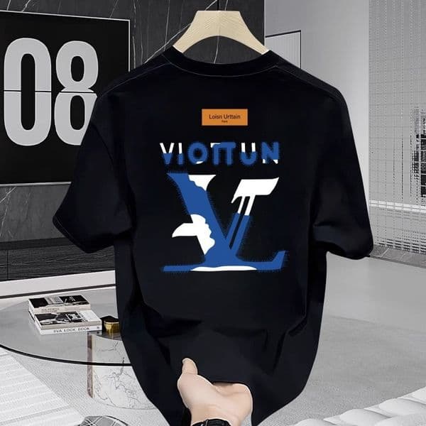 T Shirts For Men Summer Tops Short Sleeves Polo Shirt Men Oversized Sporty Style Fashion Casual Style Graphic Tee Black Y2k Essential Clothes