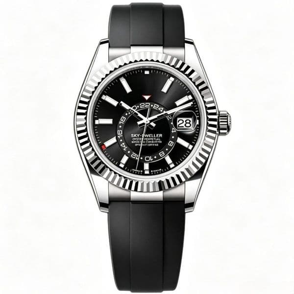 Fashion Mens Quartz Watch Rubber Strap Date Business Classic Male Wristwatches 888