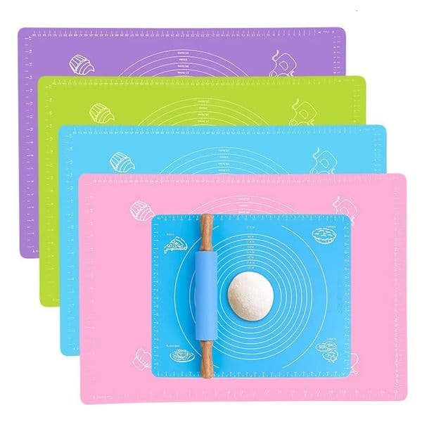 Silicone Baking Mat Kneading Dough Mats Pizza Cake Sheet Cooking Grill Gadgets Bakeware Table Pad Kitchen Pastry Accessories 260423