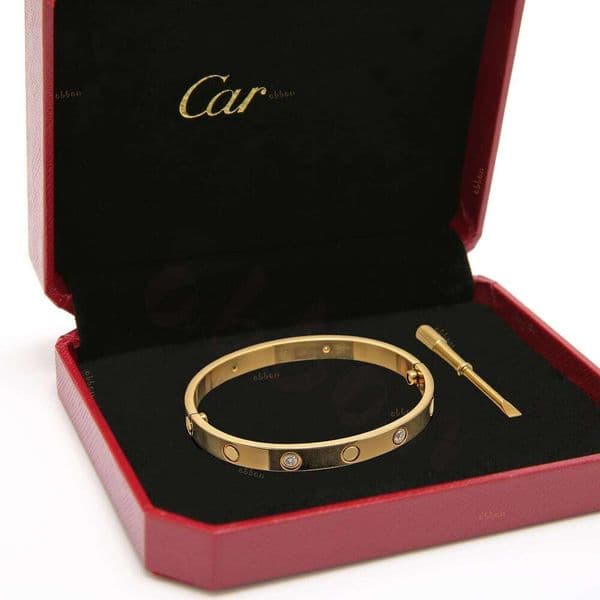 High Quality 18K Gold Love Bangle Screw Design Luxury Designer Jewelry Diamond Bangle Size 15-22 Bracelet L260522