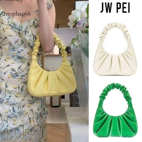 JW PEI Cloud Bag, Pleated Handbag, New Style, Niche Design, Underarm Bag