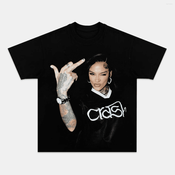 Men's T Shirts Kehlani Crash Graphics Cotton Unisex Shirt 2026 Summer Clothing And Women's Fashion Hip-hop T-shirt Fan Gifts