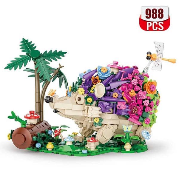Plant Flower Building Block Sets Authentically Large Model Gift Cute Flower Set Building Blocks Set for Adults988 Pieces L260428
