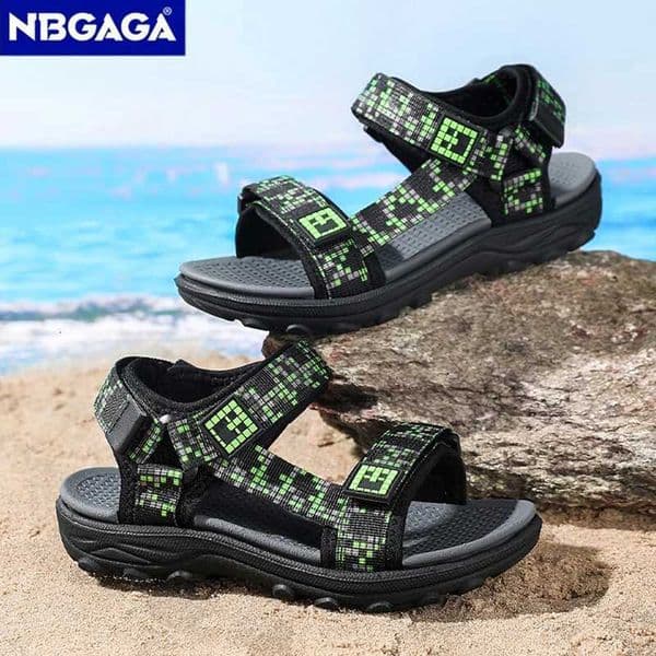 Children Casual Flat Sandals Boys Summer Beach Shoes Breathable Open Toe Non-Slip Kids Walking FootwearT260428