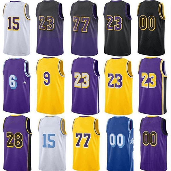 lakerr Jerseys Basketball Jersey Luka Doncic James Bronny James Jr. Austin Reaves Rui Hachimura Deandre Ayton Marcus Smart Luke Kennard Dalton Knech Bryant Custom