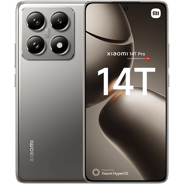 Xiaomi 14T 5G Mobile (12GB+512GB) |Mediatek Dimensity 8300 Ultra (4 nm) | 6.67" Leica Triple Camera 50+50+12MP European version -Titan Black