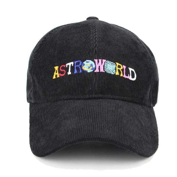 Spring Autumn Corduroy Baseball Caps Men Women Vintage ASTROWORLD Letter Embroidered Hat Unisex Adjustable Snapback Hip Hop Hats L260428