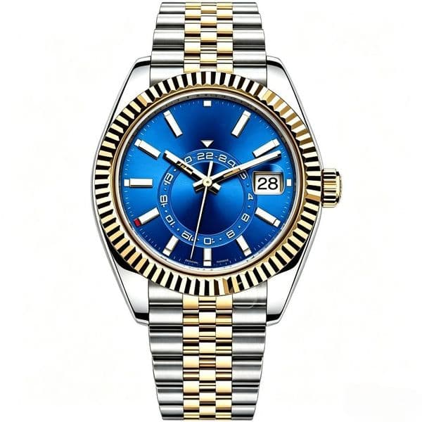 Fashion Mens Watch Stainless Steel Date Business Casual Luxury Quartz Male Wristwatches 37855