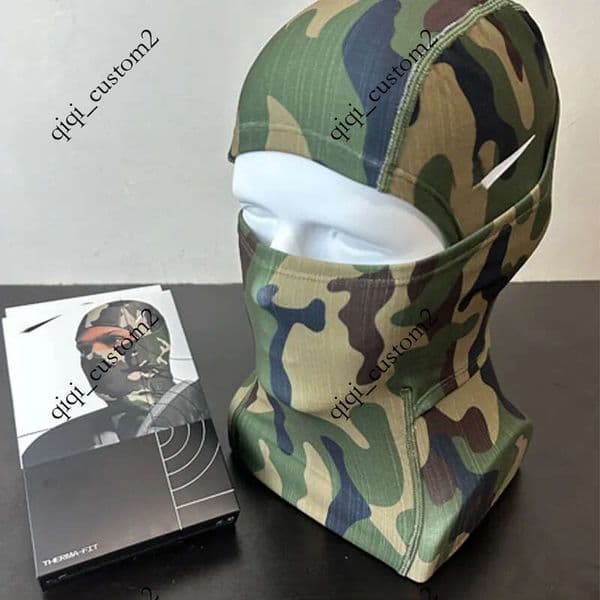 NK Face Stylish Black Designer Ski Outdoor Cycling Windproof Head Cover Branded Sports Mask Winter Hat Headscarf Men's Neck Warmer Balaclava