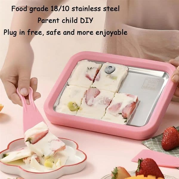 A66Z Fried Yogurt Machine Great For Making Ice Cream Fruit Shakes Smoothies Home Ice Cream Machine 260427