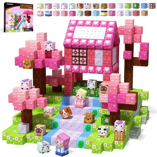 Best-selling Castle Series Childrens Magnetic Block Building Set DIY Construction Educational Sensory Toy L260428 L260428